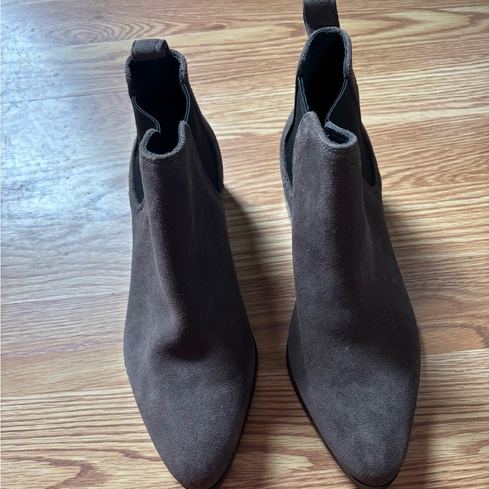 Coach ankle boots chocolate brown